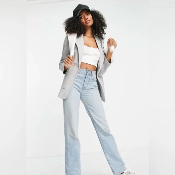 Topshop Jersey Blazer - Picture 3 of 6